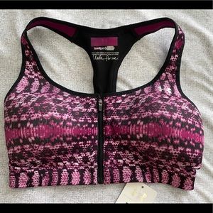 Under armour front zip sports bra